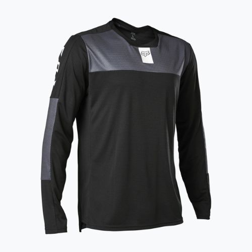 FOX Defend LS Jersey Foxhead tricou de ciclism pentru bărbați negru 28988
