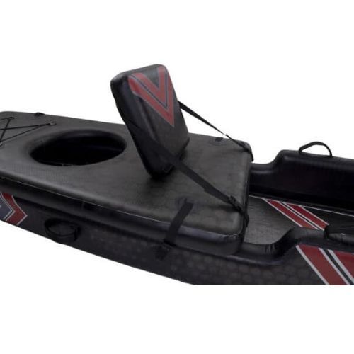 Kayak / SUP hibrid 1 persoană Pure4Fun Dual Purpose negru P4F160040