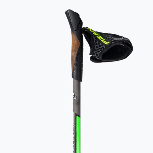 FIZAN Runner Nordic Walking Poles negru/verde S22 CA05