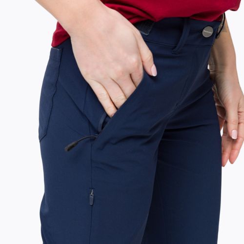 Pantaloni de trekking pentru femei MAMMUT Runbold albastru marin 1022-01680