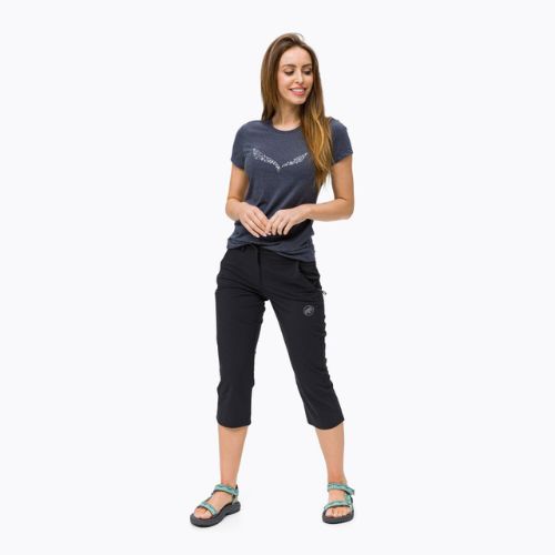 Pantaloni de trekking pentru femei MAMMUT Runbold Capri negru
