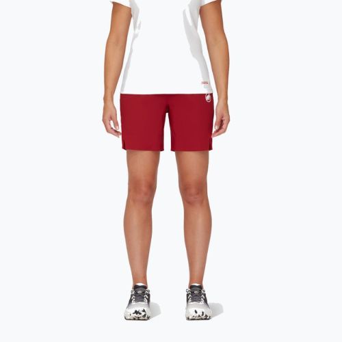 Pantaloni scurți de trekking pentru femei MAMMUT Aenergy Light SO roșu
