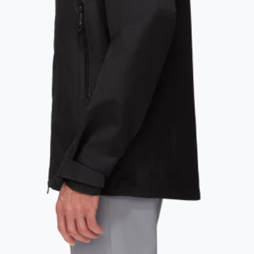 Jachetă hardshell pentru bărbați MAMMUT Crater HS negru