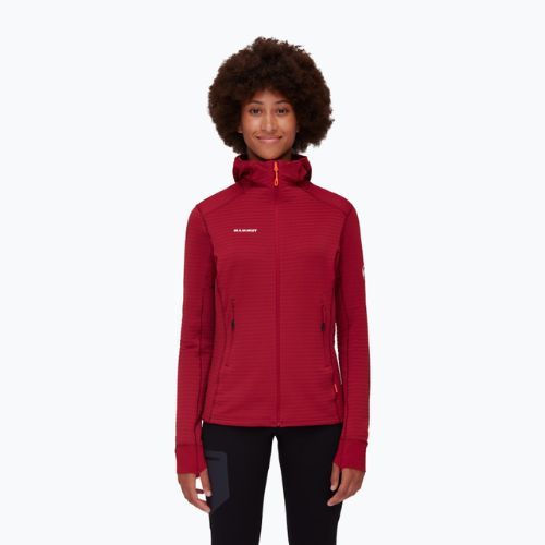 Jachetă fleece pentru femei MAMMUT Aconcagua Light MI roșu 1014-02870