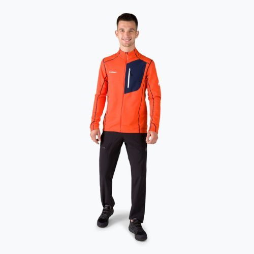 Jachetă de trekking pentru bărbați MAMMUT Aconcagua Light ML portocaliu 1014-03270