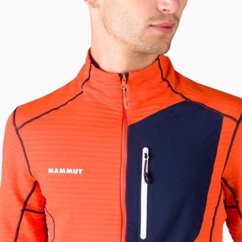 Jachetă de trekking pentru bărbați MAMMUT Aconcagua Light ML portocaliu 1014-03270