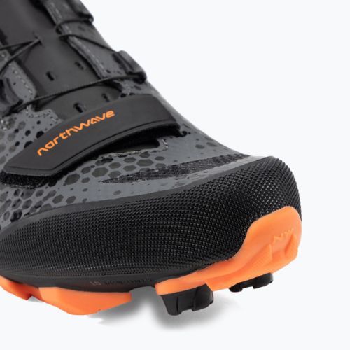 Ghete de ciclism pentru bărbați Northwave Razer 2 graphite orange 80222013