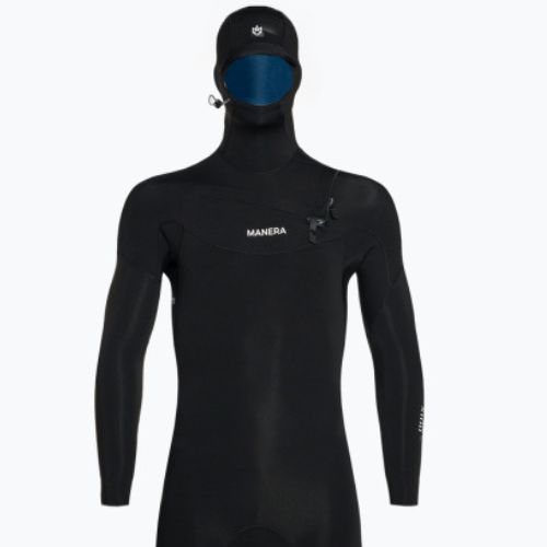 Costum de neopren pentru bărbați MANERA X10D Meteor Hooded Fz 4.3 mm negru 22221-0201