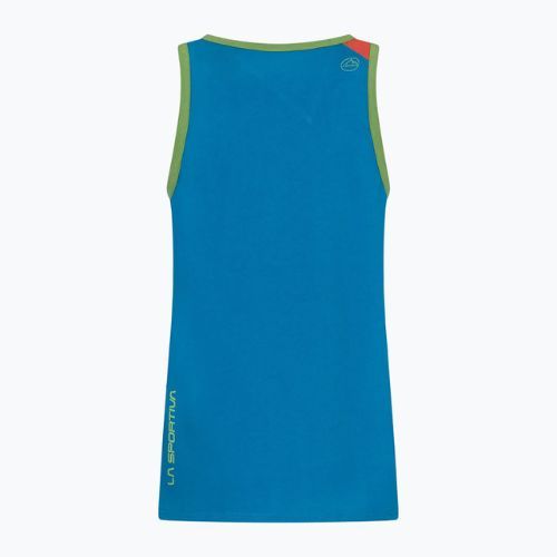 La Sportiva Tricou de cățărare pentru bărbați Tank cu dungi albastru H13623313