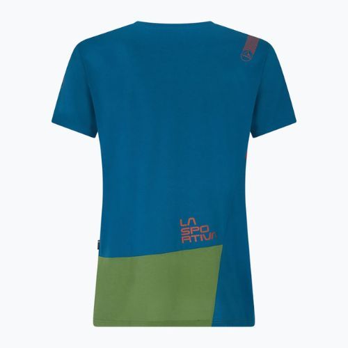 Tricou de alpinism pentru bărbați La Sportiva Grip verde-albastru N87718623