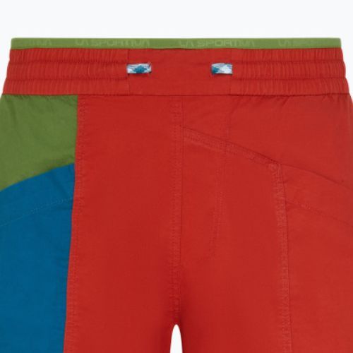Pantaloni scurți de alpinism pentru bărbați La Sportiva Bleauser roșu N62313718