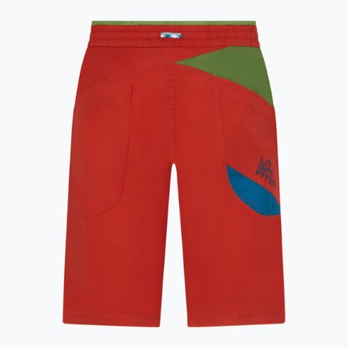 Pantaloni scurți de alpinism pentru bărbați La Sportiva Bleauser roșu N62313718