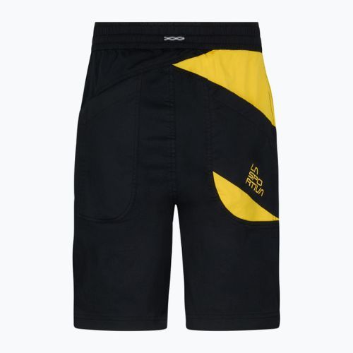 Pantaloni scurți de alpinism pentru bărbați La Sportiva Bleauser negru N62999100