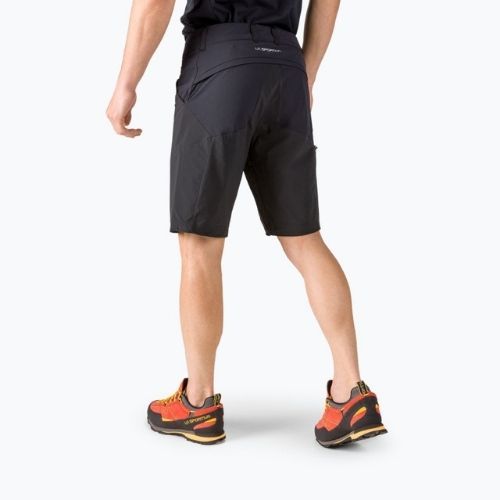 Pantaloni scurți de trekking pentru bărbați La Sportiva Scout negru P5999999999