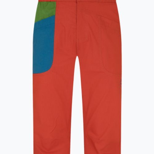Pantaloni de alpinism pentru bărbați La Sportiva Fuente roșu N69313718