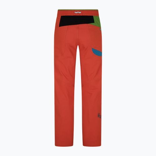Pantaloni de alpinism pentru bărbați La Sportiva Fuente roșu N69313718