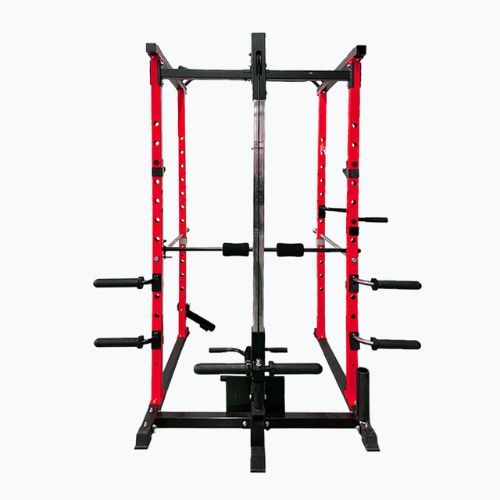 Pure2Improve Powerrack roșu/negru multifuncțional de gimnastică acasă P2I820000