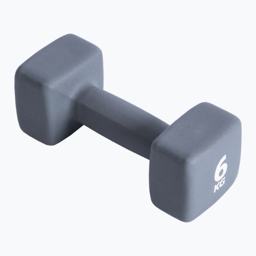 Halteră din neopren Pure2Improve 6 kg gri P2I201440