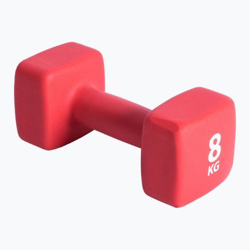 Halteră din neopren Pure2Improve 8 kg roșu P2I201450