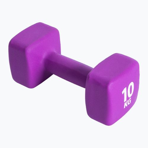 Halteră din neopren 10 kg Pure2Improve violet P2I201460