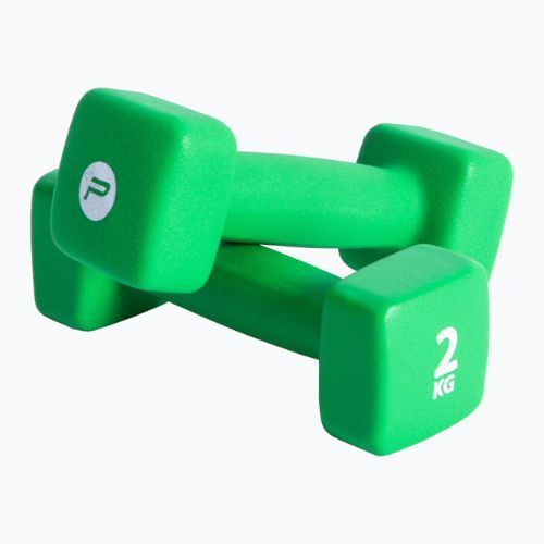 Gantere din neopren 2 kg Pure2Improve verde P2I201400