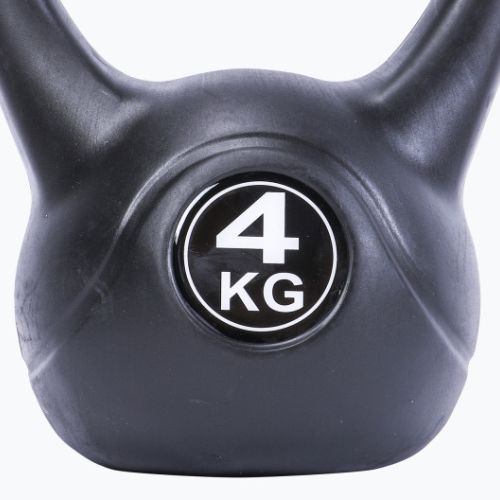 Kettlebell Pure2Improve 4 kg negru P2I202080