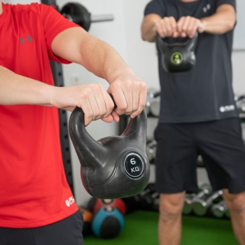 Kettlebell Pure2Improve 4 kg negru P2I202080