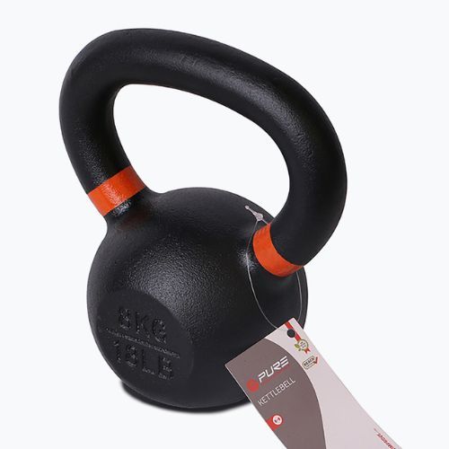 Kettlebell 8 kg Pure2Improve negru P2I810090