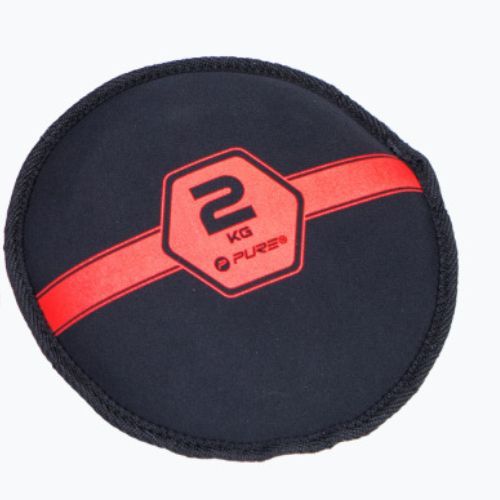 Sac de nisip 2 kg Pure2Improve Sandbell negru-roșu P2I201210