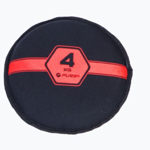 Sandbag 4 kg Pure2Improve Sandbell negru-roșu P2I201220