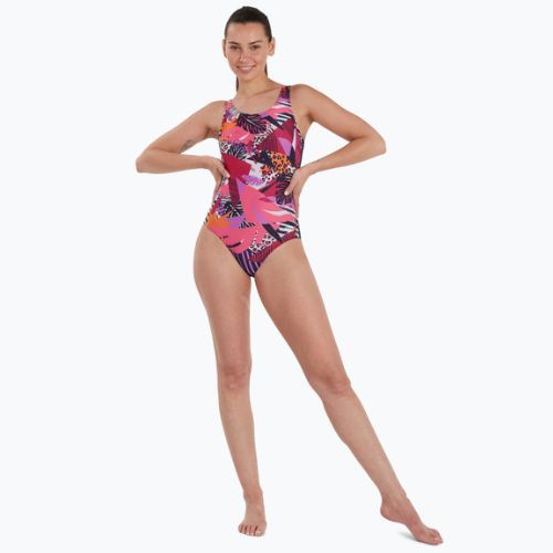 Costum de baie pentru femei Speedo Allover U-Back, o singură bucată, roz 68-07336G738