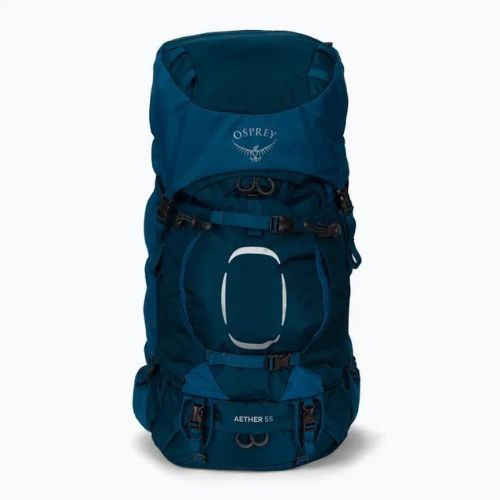 Rucsac de drumeție pentru bărbați Osprey Aether 55 albastru 10002879