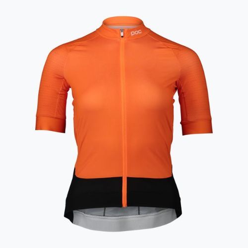 Tricoul de ciclism pentru femei POC Essential Road zink orange