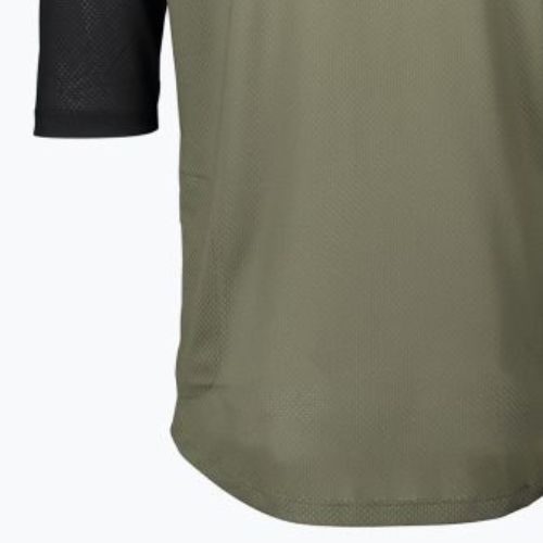 Tricoul de ciclism pentru bărbați POC MTB Pure 3/4 epidote green/uranium black