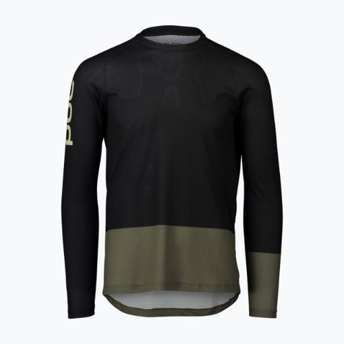 Bărbați de ciclism cu mânecă lungă POC MTB Pure uranium black/epidote green