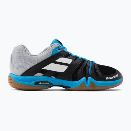 Pantofi de badminton pentru bărbați BABOLAT 22 Shadow Team negru-albastru 30F2105