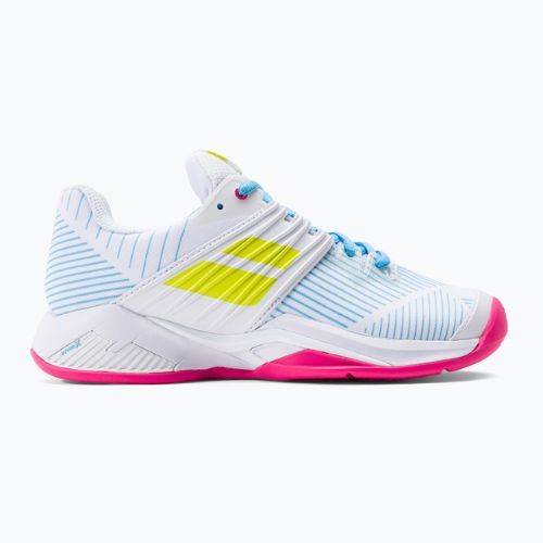 Pantofi de tenis pentru femei BABOLAT 22 Propulse Fury Clay alb 31S22554