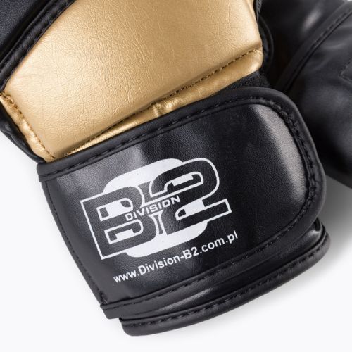Mănuși de grappling pentru MMA Divizia B-2 negru DIV-MMA04