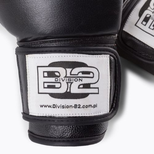 Mănușă de box Divizia B-2 alb/negru DIV-SG01