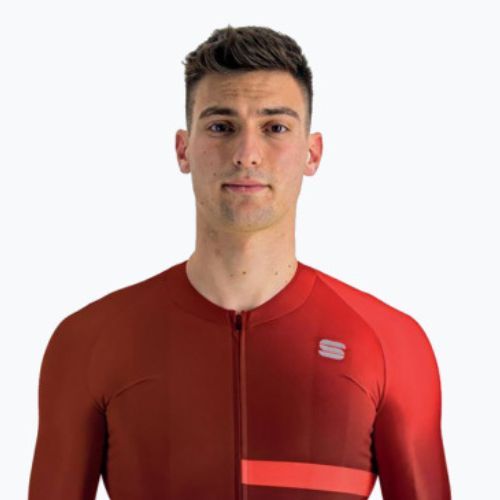 Tricou de ciclism Sportful Bomber roșu pentru bărbați 1122029.140