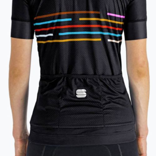 Sportful Vélodrome tricou de ciclism pentru femei negru 1121032.002