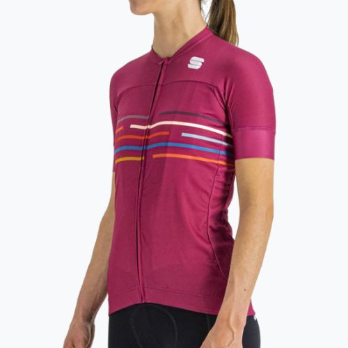 Sportful Vélodrome tricou de ciclism pentru femei roz 1121032.543