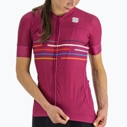 Sportful Vélodrome tricou de ciclism pentru femei roz 1121032.543