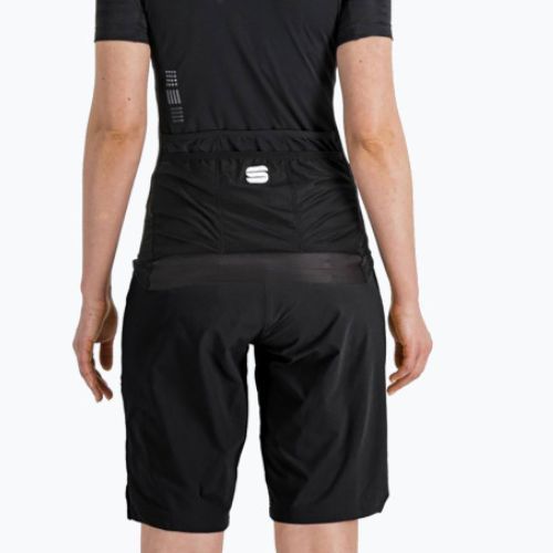 Pantaloni scurți de ciclism Sportful Giara Overshort negru pentru femei 1122033.002