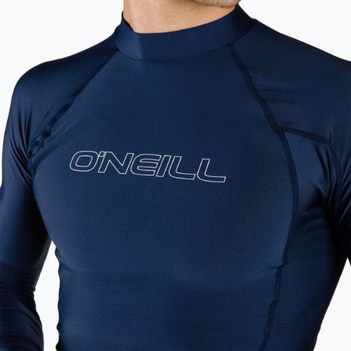Bărbați O'Neill Basic Skins LS Rash Guard Rash Guard Long Sleeve Swim Shirt albastru marin 3342