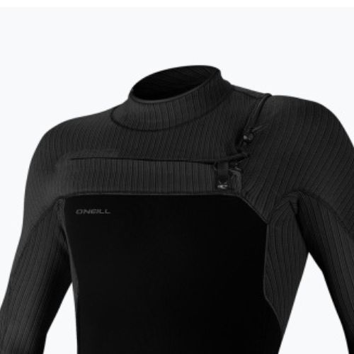 Costum de baie pentru bărbați O'Neill Hyperfreak 2mm Chest Zip L/S Spring wetsuit negru 5496