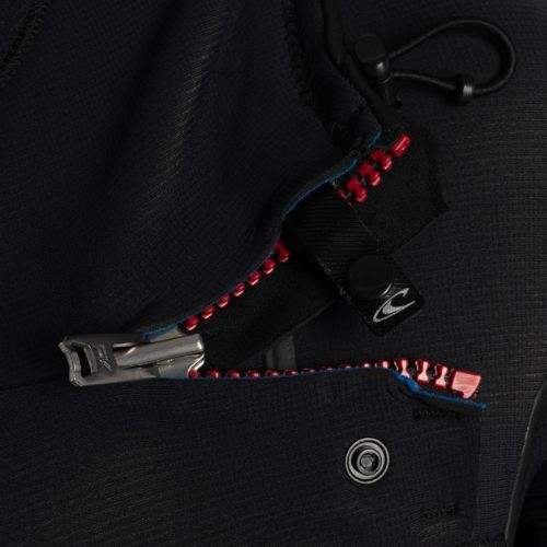 Bărbați O'Neill Psycho Tech 6/4+ Chest Zip W/Hood Swim Foam negru 5366