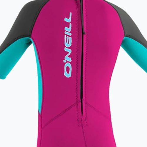 2mm O'Neill Toddler Reactor-2 Back Zip pentru copii O'Neill Reactor-2 Back Zip Pink 4867G