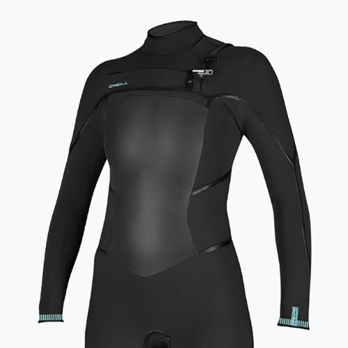 Costum de înot pentru femei 4/3+mm O'Neill Psycho Tech Chest Zip Full negru 5339