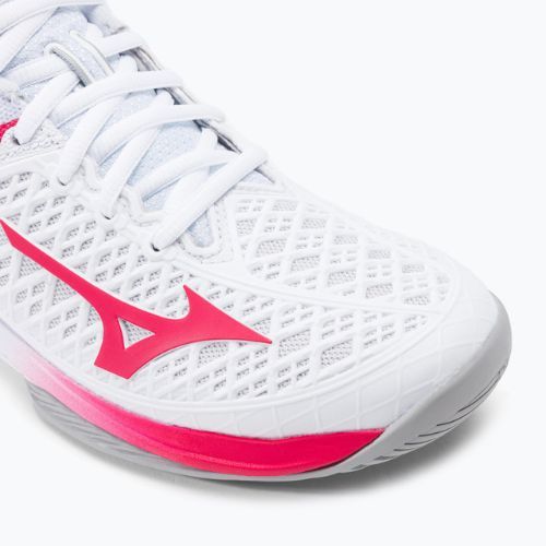 Pantofi de tenis pentru femei Mizuno Wave Exceed Tour 4 CC alb 61GA207164